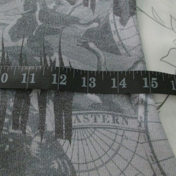 Urban Revivo Mini Dress in All-Over Gray Print-XL-NWOT - Picture 12 of 16